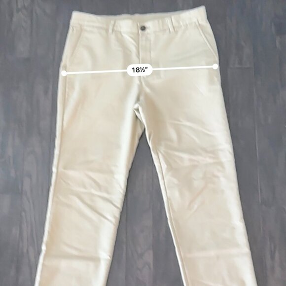 Alfani Beige 32W x 30L Men's Lightweight Chino Pants - Picture 6 of 15